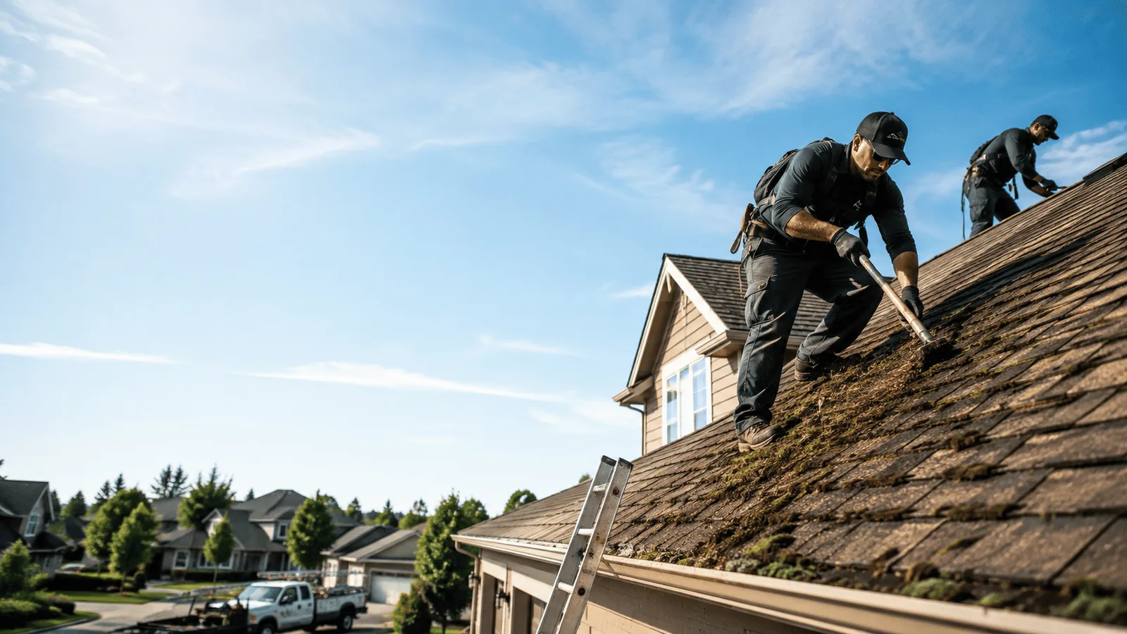 Roof Moss Removal in Richview, IL near me